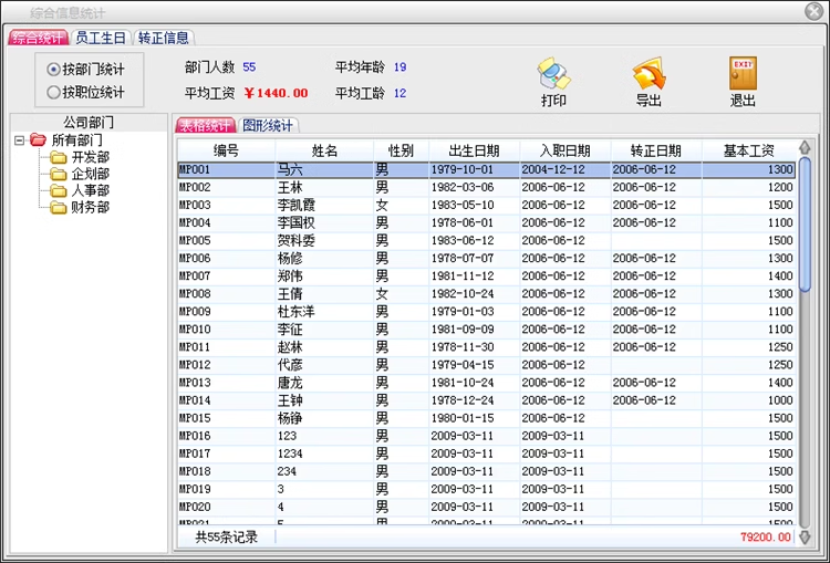 Personnel Enterprise Archive Management System Employee Training Materials Salary Sheet Human Resources Statistics Software(图10)